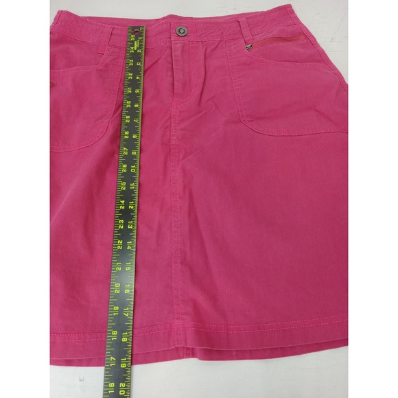 Kuhl Womens Cargo A-Line Skirt Outdoor Travel Hiking Utility Athletic Small Pink - Picture 12 of 13